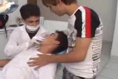 Brazilian Dentist twink three-some