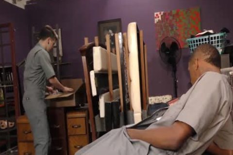 shaved White Emo lad receives Nailed By A Hung darksome chap