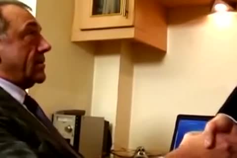 lad plows His older Boss