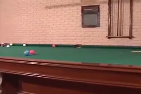 pounding On Pool Table