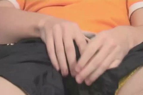 brunette teen Strokes Himself And Dildos ass