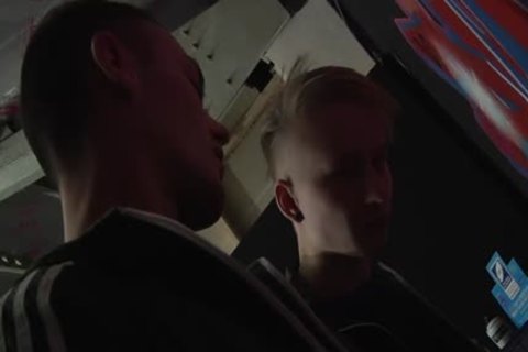 lustful Amateurs Having A rough homosexual Sex In Night Club