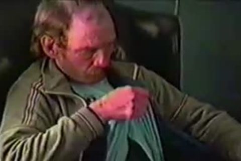old curly dude Gene Jerks His Hard Prick whilst Home Alone
