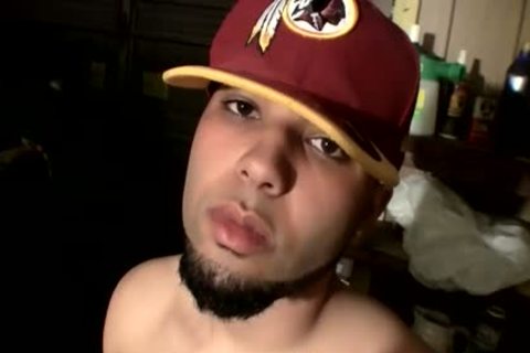 wild American teen Jerking Out A Load In The Garage