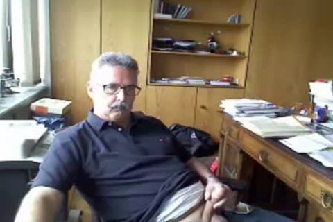 daddy Has A wank In The Office