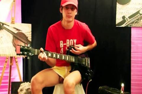 Here's A homosexual teen To Plays Guitar