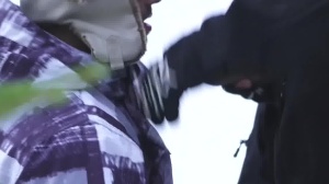 BROMO: Handjob in tandem with athletic american jock Bo Sinn