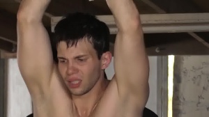 Bromo: American James Parfitt throat fuck outdoors