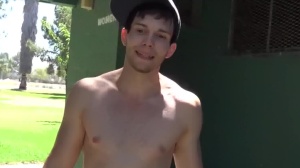 Str8chaser.com: Tattooed ass fucking in public