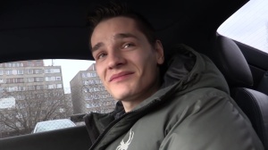 Czech Hunter: Very slim gay rushes footjob