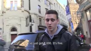 Czech Hunter: Czech hard handjob during interview