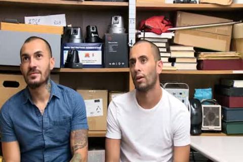 Two gorgeous Latino Pervs acquires screwed bare By Security Officer