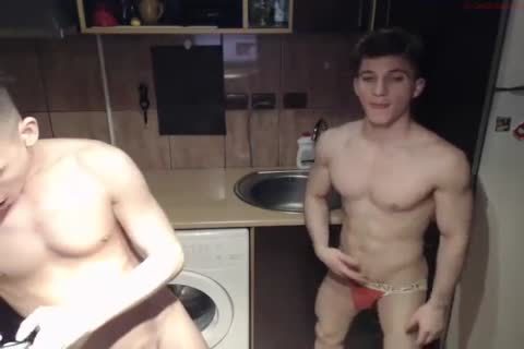 unprotected web camera boys In Kitchen