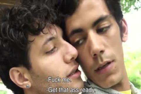 yummy Latino guy receives His chocolate hole Creampied By A Hung chap