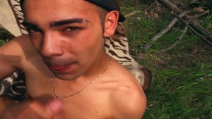 CzechHunter - Virgin and tight twink bareback blowjob outdoors