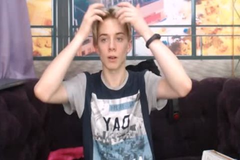 skinny legal age teenager Playing With gigantic bald wang And Balls - Buttplug