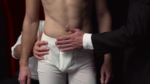MissionaryBoys.com - Married chick Elder White hard stretching