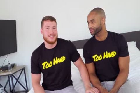 Interracial Love - delicious underwear Model Takes On new guy