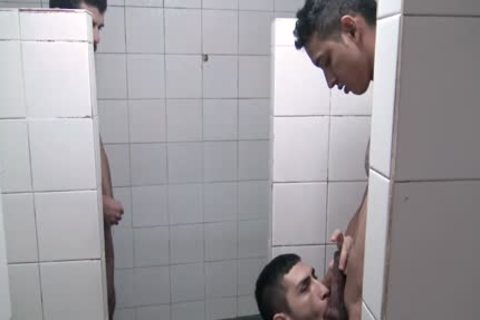 'pretty boyz nail horny Latino In The bathroom'