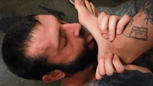 Bromo: Hard ramming with hairy Markus Kage plus Bo Sinn