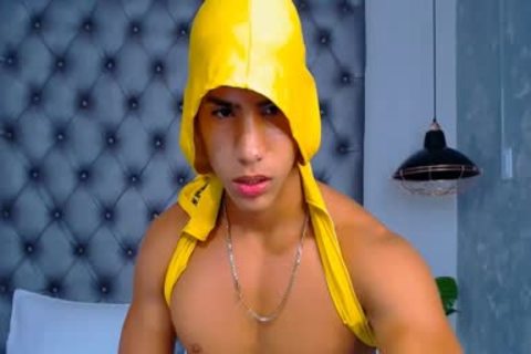 pretty chap Shows Off His built Body And large cock