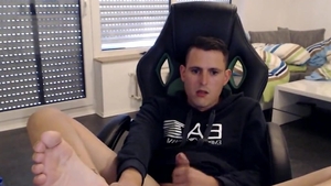 charming German teen teen stroking On web camera