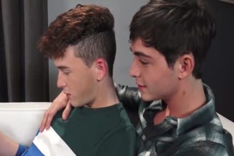 Two Youthful homo bare