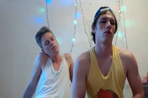 Blond lad Sucks Her penis In webcam