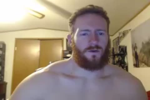 Ginger man loves Showing Off gigantic weenie