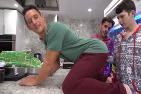Daddy (Jax Thirio) Making Stepsons (Dakota Lovell) (Gabriel) happy On Christmas Eve