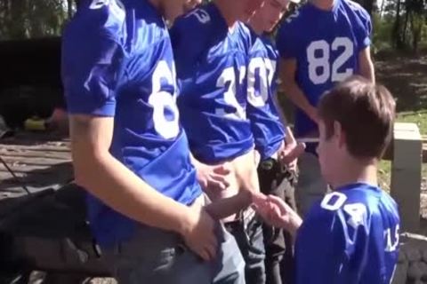 A homosexual Pack With gigantic dicks. Outdoor homosexual bang