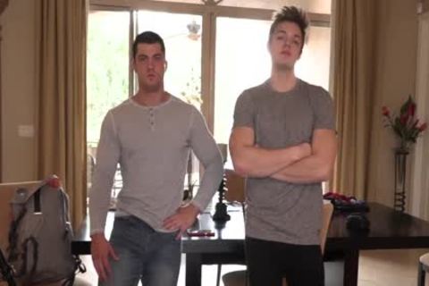 teen Muscle guy Collin Stretched Blake's pretty a-hole