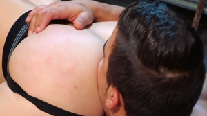 Hot House: Tanned Tommy Regan pumping