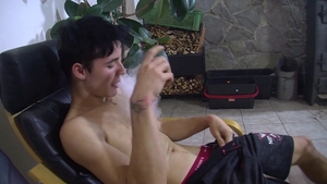 East Boys - Solo Rosario Brown touches big dick