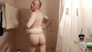 LanaTuls - In The tasty Shower With anal skank And dildo