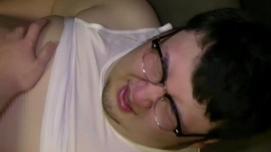 kinky Chubbys kissing, Licking teats, stroking, engulfing dong, And Having Sex!