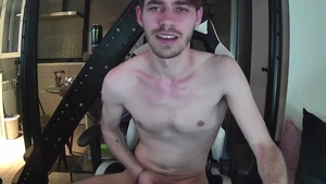 Spanish lad Masturbating On webcam