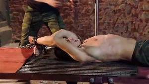 Hunk enjoys hard pounding