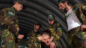 MilitaryDick: Joris Leonard alongside Frank Bauer