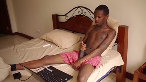 80 Gays - Raw fucking & too cute ebony gay Sage