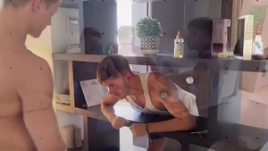 Two slutty men Using lascivious whore