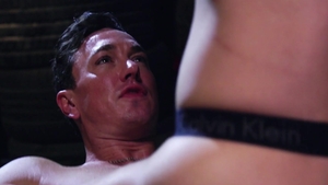 Hot House: Jackson Bell amongst Cade Maddox kissing outdoors