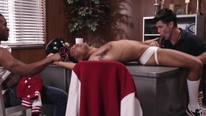 Falcon Studios - Teacher Jake Waters cock sucking in the train