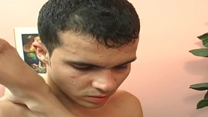 OTB Boyz - Very slim latin twink boy ass fucking on sofa