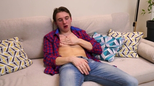 BoyFun: European Den Head in denim jeans cumshot indoor