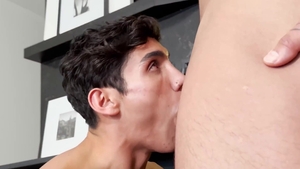 Rawhole - Fingering next to muscle latino twink boy