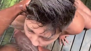 Interracial raw a bit of butthole