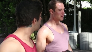 Men: Beach Babe Brendan Eyes a Larkin