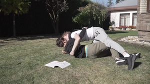 Young Men Explore Each Other's Bodies