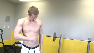 Mason Wyler: No Shirt, No Problem for Mason at the Gym